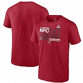 Men's Tampa Bay Buccaneers Red 2023 NFC South Division Champions Conquer T-Shirt,baseball caps,new era cap wholesale,wholesale hats